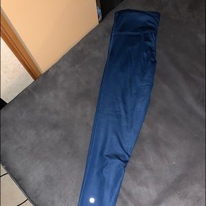 High waisted Blue Leggings